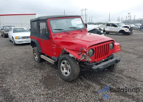 2002 Jeep Wrangler Sport from USA, damaged, VIN 1J4FA49S62P726002